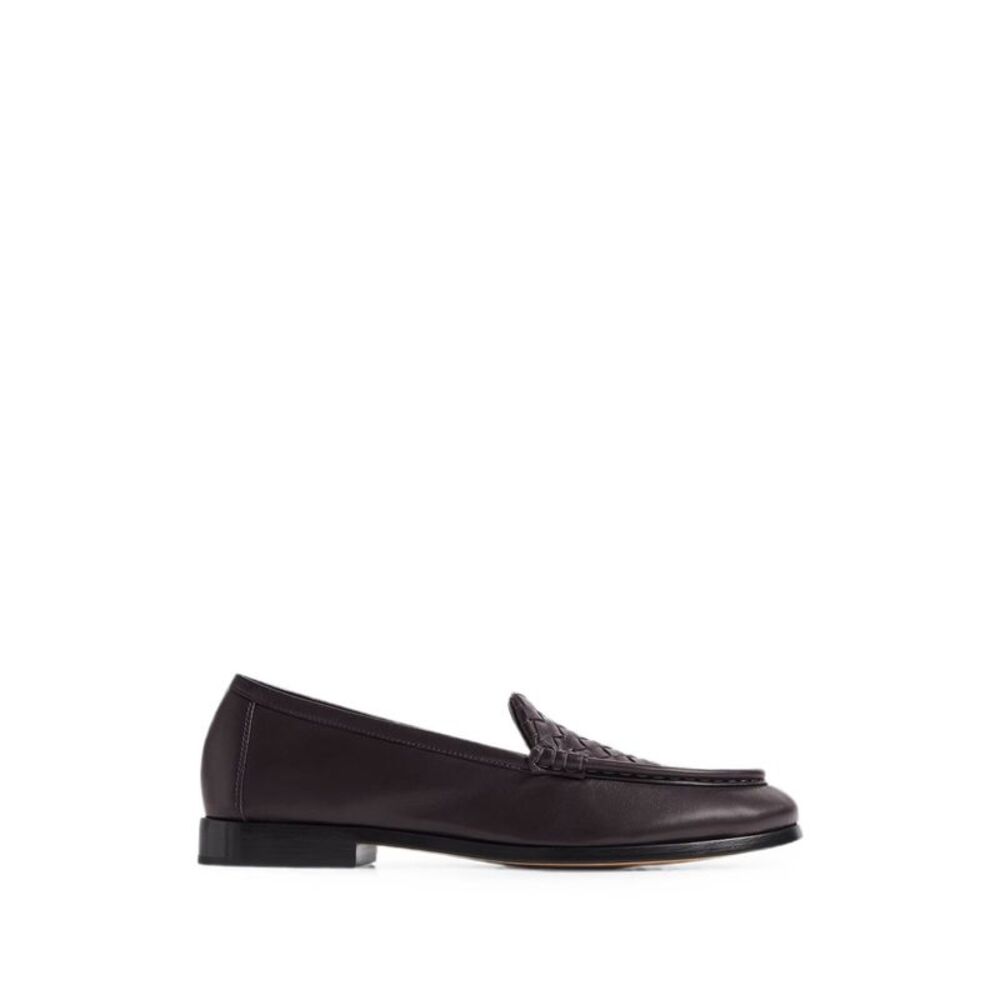 Bottega Veneta Women Silenzio Leather Loafers